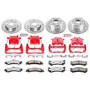 PowerStop Z36 Truck and SUV Ceramic Brake Pad, Drilled & Slotted Rotor, and Cali