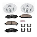 PowerStop Z23 Daily Driver Carbon-Fiber Ceramic Brake Pad and Drilled & Slotted