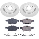 PowerStop Genuine Geomet Coated Rotor and Low-Dust Ceramic Brake Pad Kit
