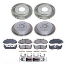 PowerStop Semi-Coated Rotor and Low-Dust Ceramic Brake Pad Kit