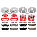 PowerStop Z23 Daily Driver Carbon-Fiber Ceramic Pads Drilled & Slotted Rotor & C