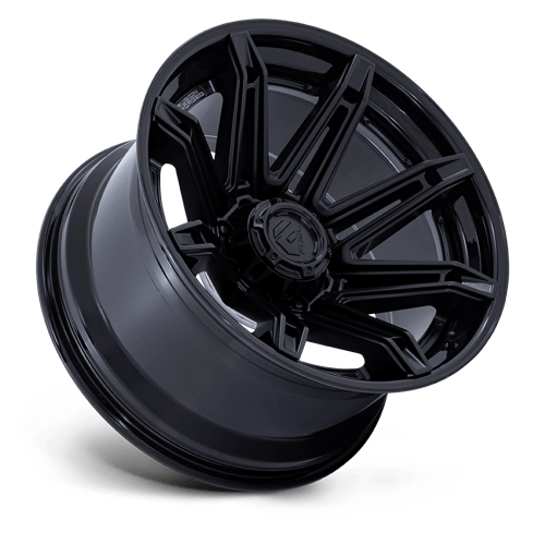 22x10 Fuel Off-Road FC401 Brawl Matte Black Gloss Black Lip 8x180 ET-18 Wheel