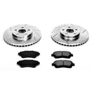 PowerStop Z23 Daily Driver Carbon-Fiber Ceramic Brake Pad and Drilled & Slotted