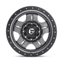 15X10 Fuel D558 Anza MT-GNMTL-BBR 5X114.3 ET-43 wheel/rim
