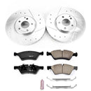 PowerStop Z23 Daily Driver Carbon-Fiber Ceramic Brake Pad and Drilled & Slotted