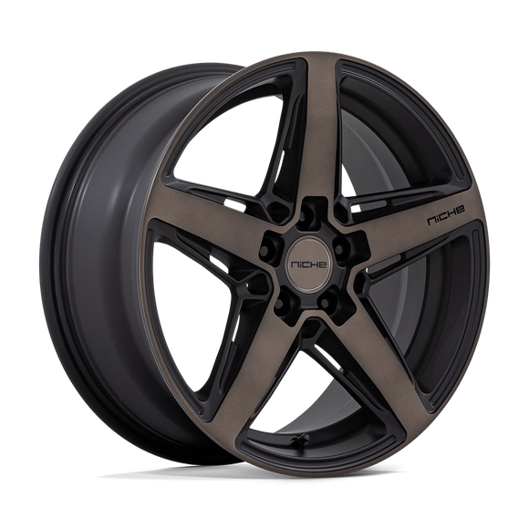 18X8 Niche 1PC M271 Teramo Black 5X112 ET30 Wheel Rim