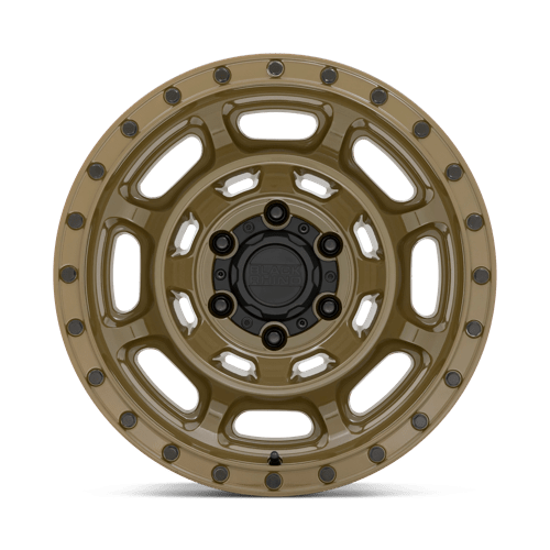 17X8.5 Black Rhino CONVOY Gator Green 6X139.7 ET-10 wheel/rim