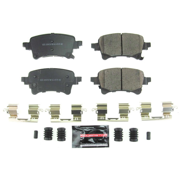 PowerStop Z23 Evolution Sport Carbon-Fiber Brake Pads With Hardware