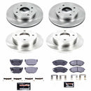 PowerStop Track Day Spec High-Performance Brake Pad and Rotor Kit