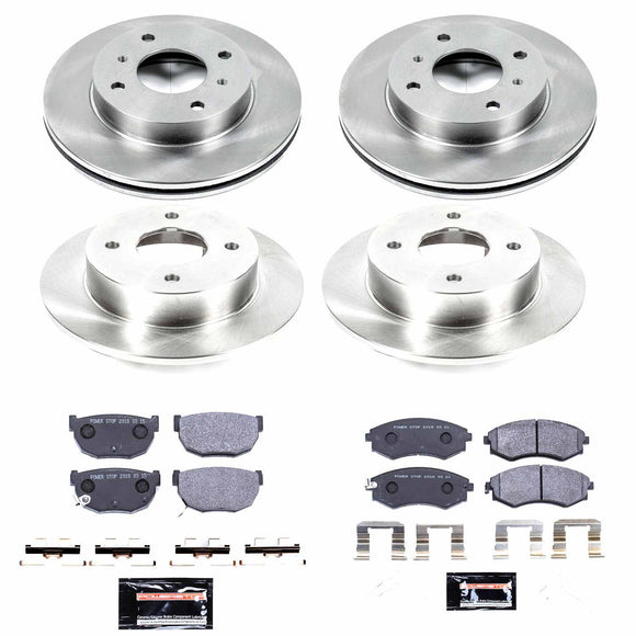 PowerStop Track Day Spec High-Performance Brake Pad and Rotor Kit