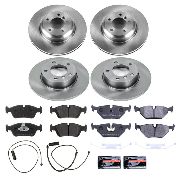 PowerStop Track Day Spec High-Performance Brake Pad and Rotor Kit