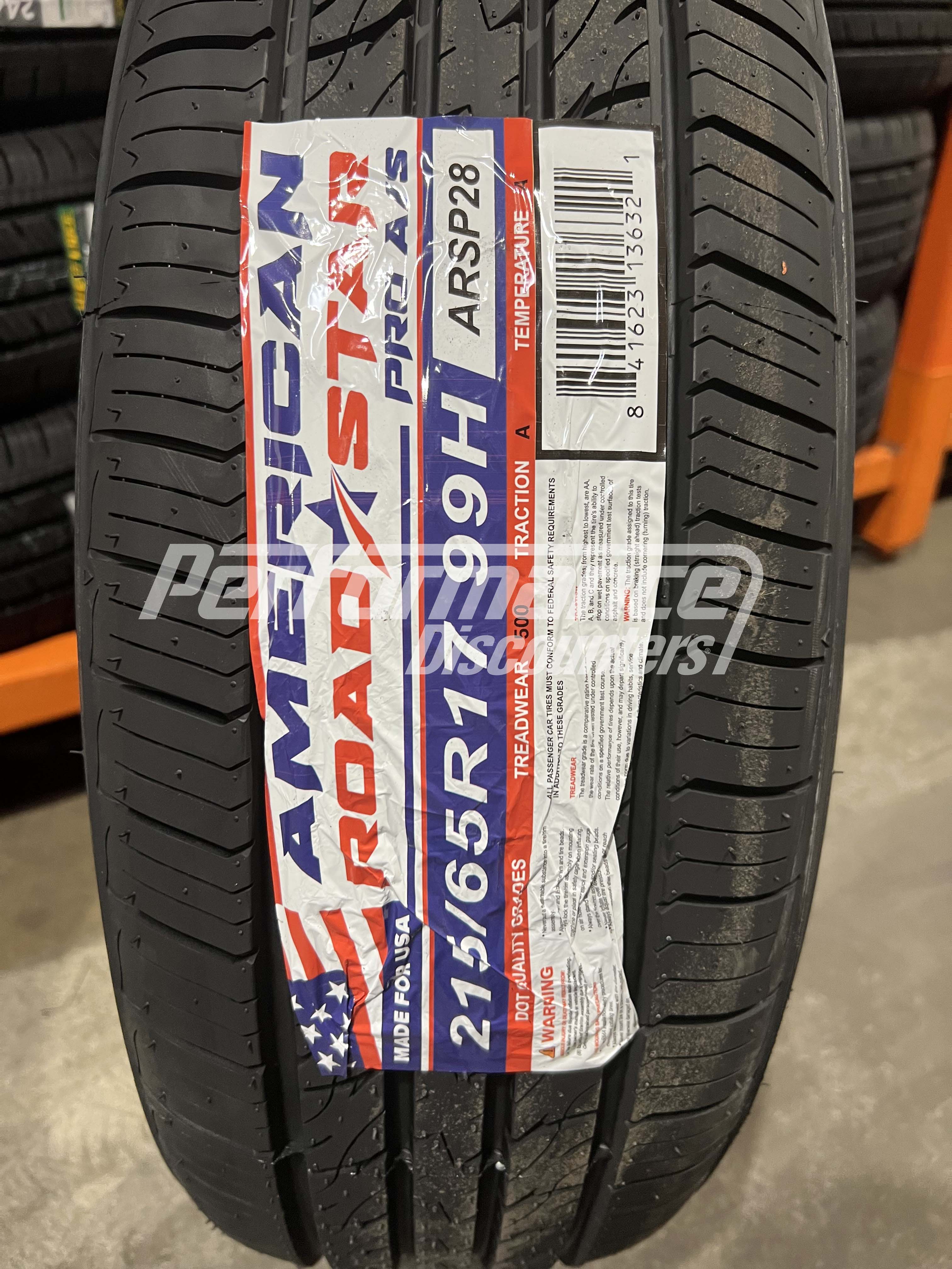 American Roadstar Pro A/S Tire(s) 215/65R17 99H SL BSW 215 65 17 2156517