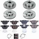 PowerStop OE Stock Replacement Low-Dust Ceramic Brake Pad and Rotor Kit