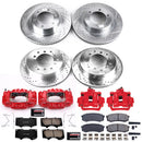 PowerStop Z23 Daily Driver Carbon-Fiber Ceramic Pads Drilled & Slotted Rotor & C
