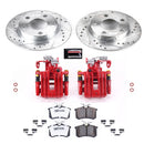 PowerStop Z26 Street Performance Ceramic Brake Pad, Drilled Slotted Rotor, and C