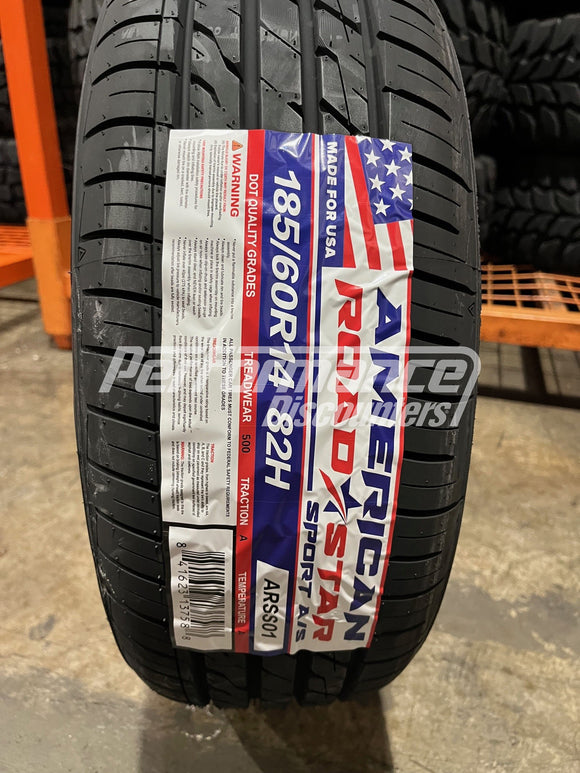 185/60R14 American Roadstar Sport A/S 82H BSW SL 185 60 14 1856014
