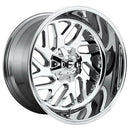 22x12 Fuel Off-Road D609 Triton Chrome Plated 5x139.7 ET-43 CB110.1 Wheel Rim