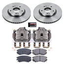 PowerStop OE Stock Replacement Low-Dust Ceramic Brake Pad, Rotor and Caliper Kit