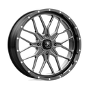 15X7 Msa Offroad Wheels M45 Portal Gloss Black Milled 4X137 ET10 Wheel Rim-2