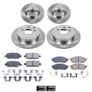 PowerStop OE Stock Replacement Low-Dust Ceramic Brake Pad and Rotor Kit