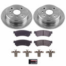 PowerStop OE Stock Replacement Low-Dust Ceramic Brake Pad and Rotor Kit