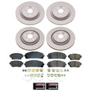 PowerStop Genuine Geomet Coated Rotor and Low-Dust Ceramic Brake Pad Kit