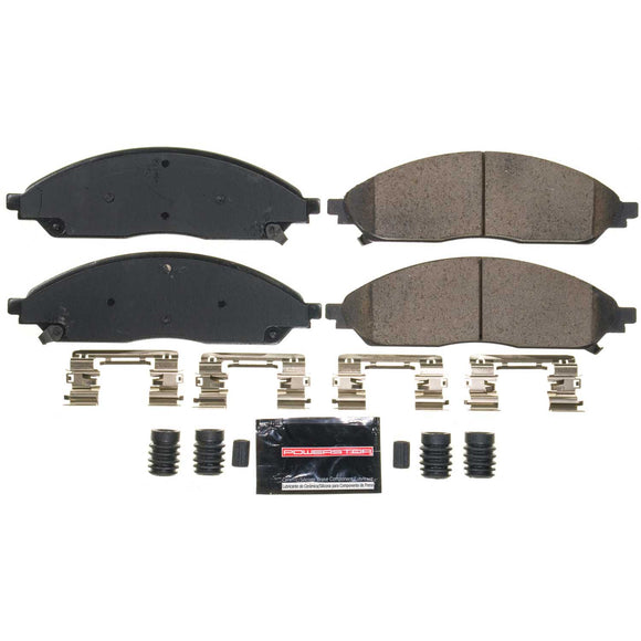 PowerStop Z23 Evolution Sport Carbon-Fiber Brake Pads With Hardware