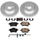 PowerStop Genuine Geomet Coated Rotor and Carbon-Fiber Ceramic Brake Pad Kit