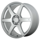 17X7 Motegi MR143 CS6 Hyper Silver 4X100/4X114.3 ET40 wheel/rim-3