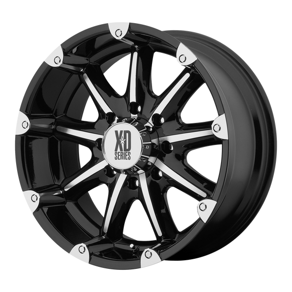 20x9 KMC XD Badlands Black Wheel/Rim 8X165.1 20-9 8-165.1 ET-12