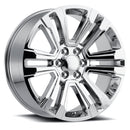 22x9 Replica 2018 Denali Chrome 6x139.7 ET31 wheel/rim
