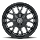 20x9 Thret Offroad Attitude-802 Gloss Black/Milled Wheel 6x135 ET-12 CB106.1