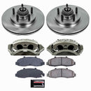 PowerStop OE Stock Replacement Low-Dust Ceramic Brake Pad, Rotor and Caliper Kit