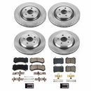 PowerStop OE Stock Replacement Low-Dust Ceramic Brake Pad and Rotor Kit