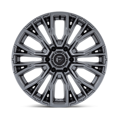 20x9 Fuel Off-Road D848 Rebar Gray 6x139.7 ET20 CB106.1 Wheel Rim