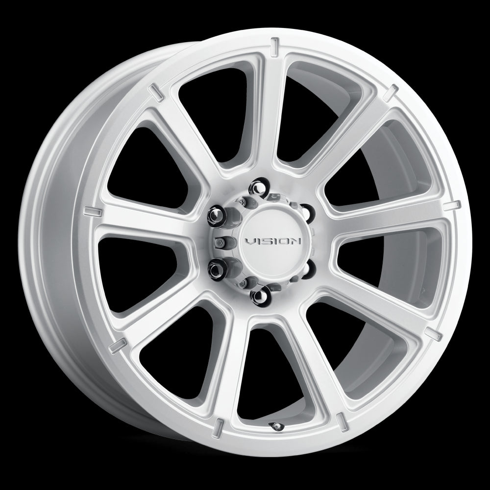 20x9 Vision 353 Turbine Winter Paint Silver 6x139.7 6x5.5 ET18 Wheel Rim