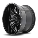 22x12 Hardrock Spine XPosed Gloss Black Milled 5x127 ET-44 wheel/rim-3