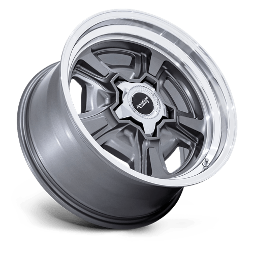 22X9 American Racing Vintage VN517 Marauder Anthracite 5x127 ET6 Wheel Rim