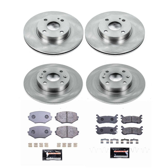PowerStop Track Day High-Performance Brake Pad and Rotor Kit