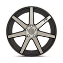 20x9 Niche Verona Black & Machined Wheel/Rim 5x114.3 5-114.3 20-9