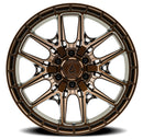 17x9 Arena Wheel Battle Smoked Bronze Tint Clear Wheel 6x139.7 ET1 CB106.1