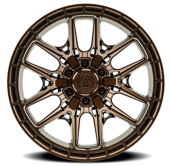 17x9 Arena Wheel Battle Smoked Bronze Tint Clear Wheel 6x139.7 ET1 CB106.1