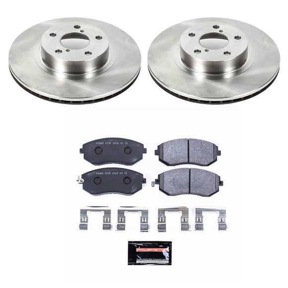 PowerStop Track Day Spec High-Performance Brake Pad and Rotor Kit