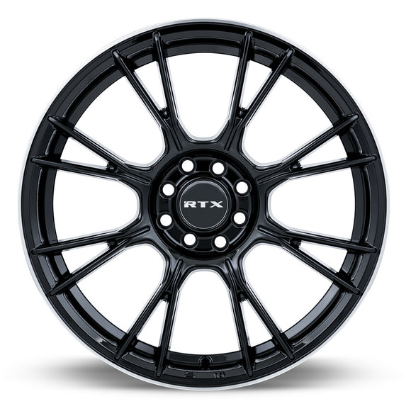 17x7.5 RTX Vapor Black Machined 5x114.3 ET40 wheel/rim
