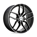 19X8 Petrol P5C Gloss Black W/ Machined Face 5X112 ET40 wheel/rim