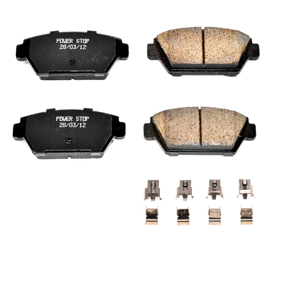PowerStop Z17 Evolution Ceramic Brake Pads With Hardware