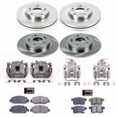 PowerStop OE Stock Replacement Low-Dust Ceramic Brake Pad, Rotor and Caliper Kit