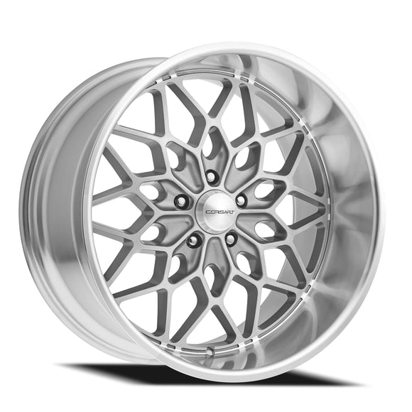 20x8.5 Corsart Gunner Gloss Brushed Diamond Cut Lip 5x139.7 ET6 Wheel