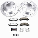 PowerStop Z36 Carbon-Fiber Ceramic Brake Pad with Drilled and Slotted Rotor Kit