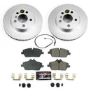 PowerStop Genuine Geomet Coated Rotor and Carbon-Fiber Ceramic Brake Pad Kit